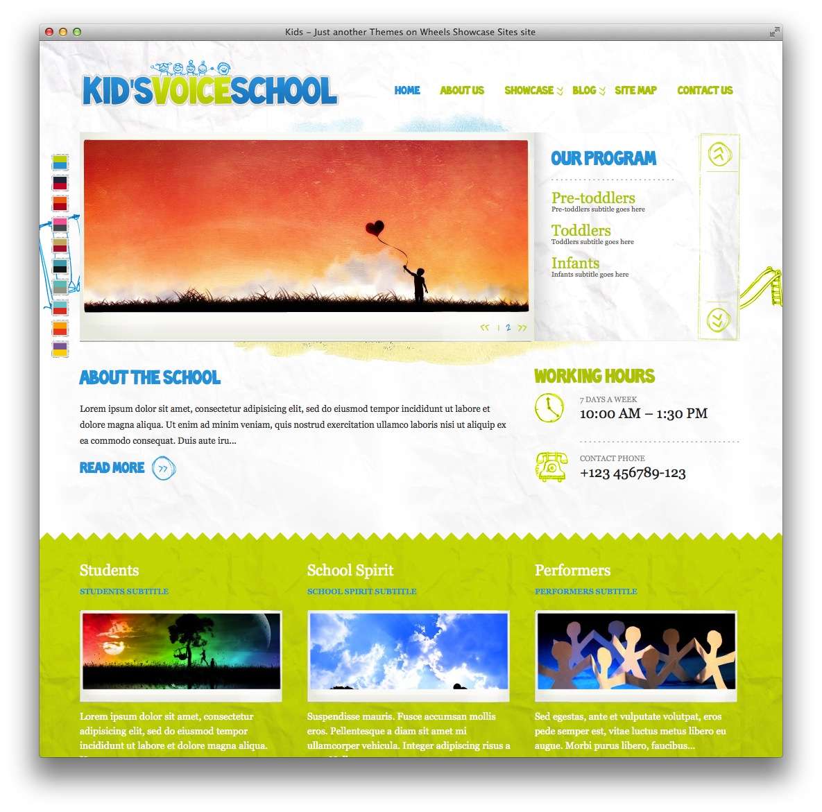 Сайт для курсов школы университета