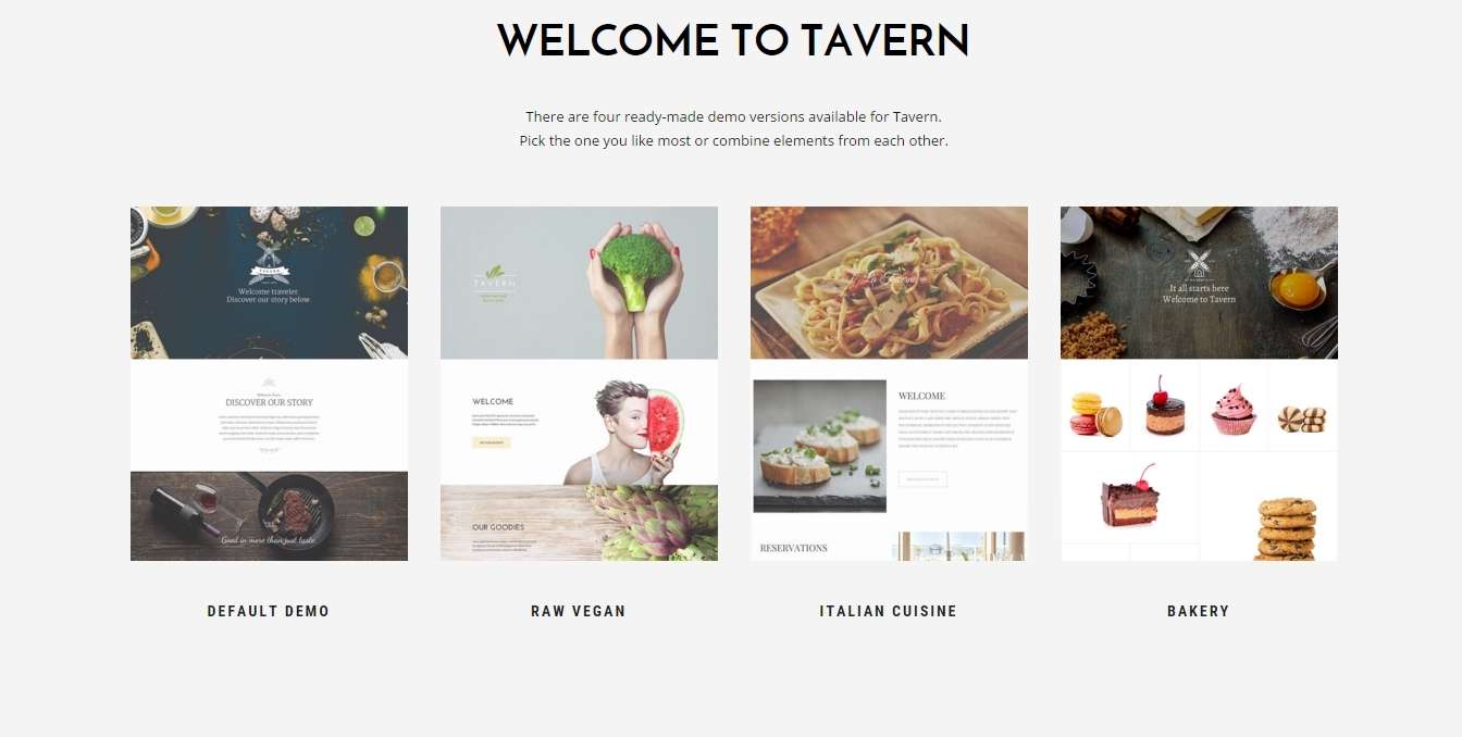 Tavern- многоцелевая wordpress тема для пищепром бизнеса