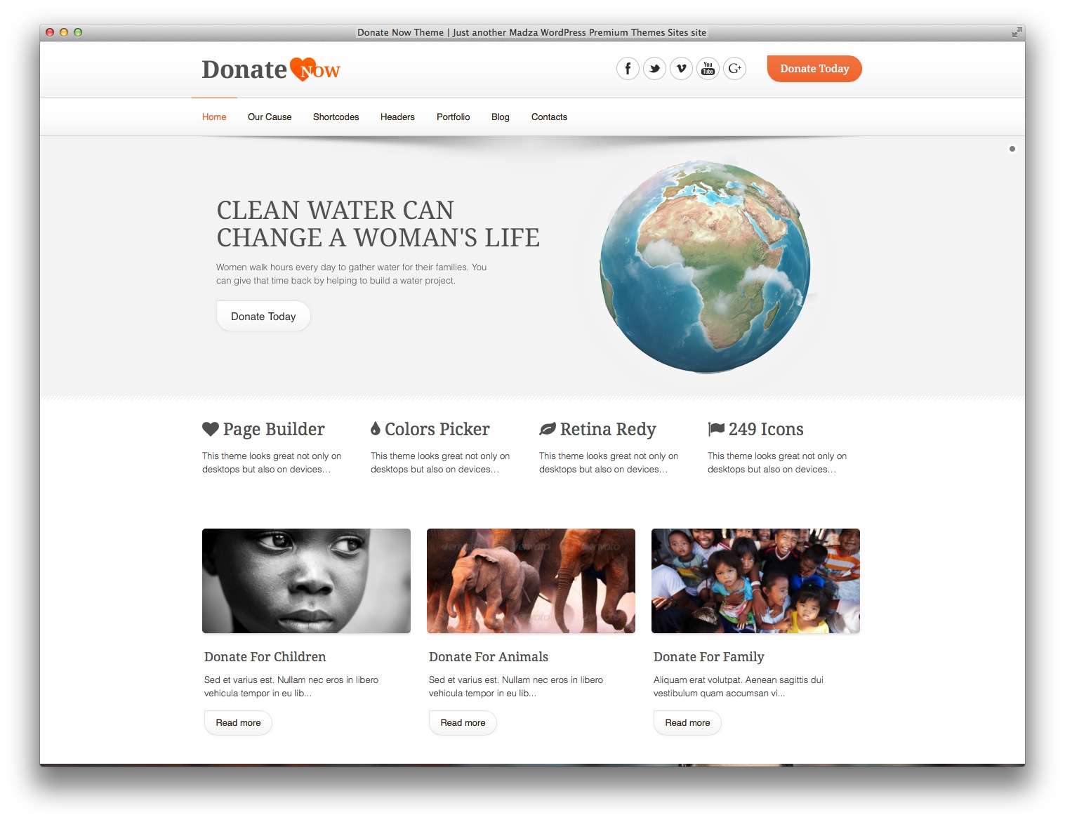 WordPress для благотворительных организаций9