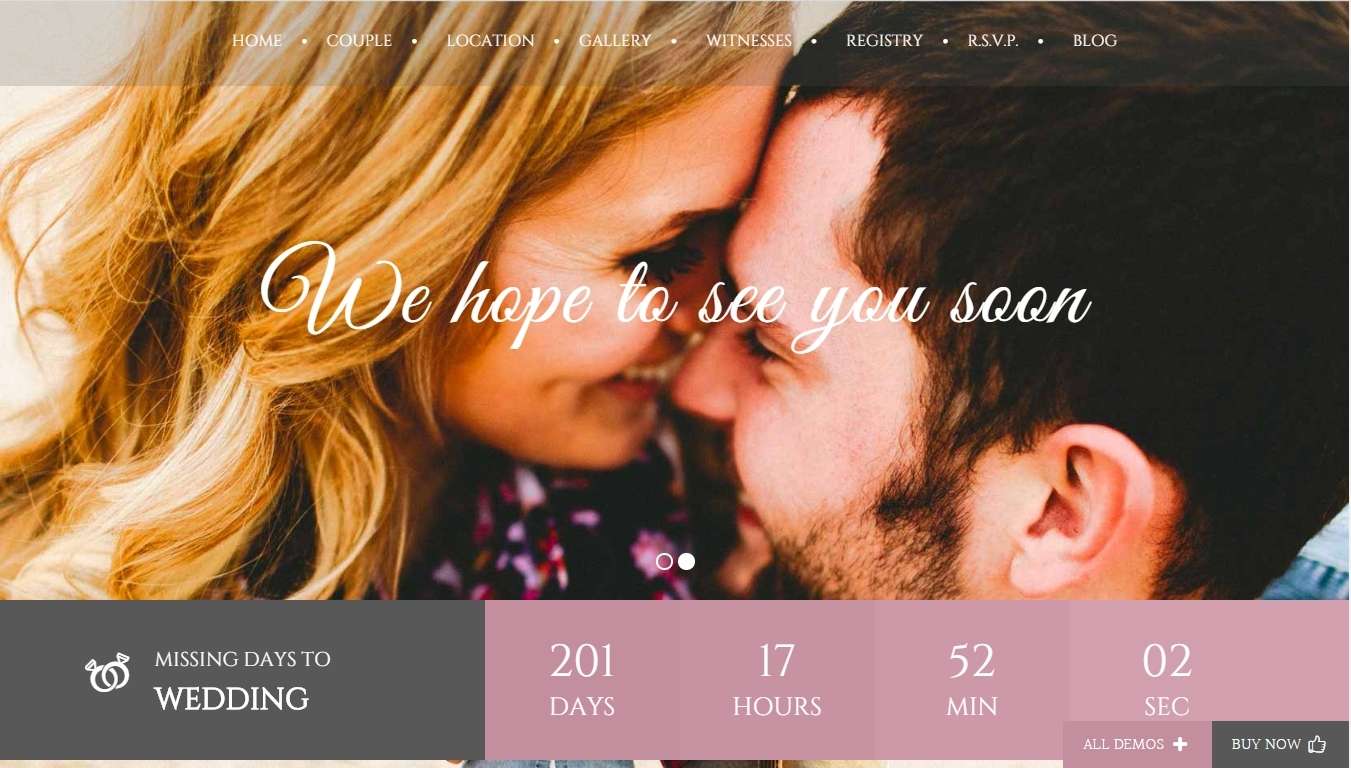 Сайт для свадьбы