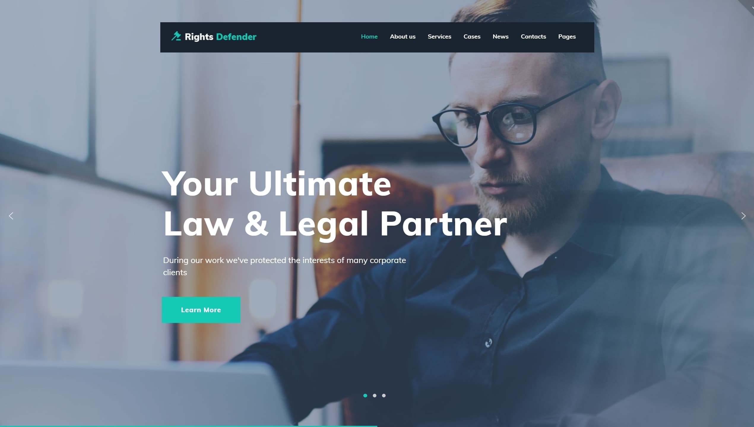 Деловые темы WordPress для адвокатов и юристов с формой записи