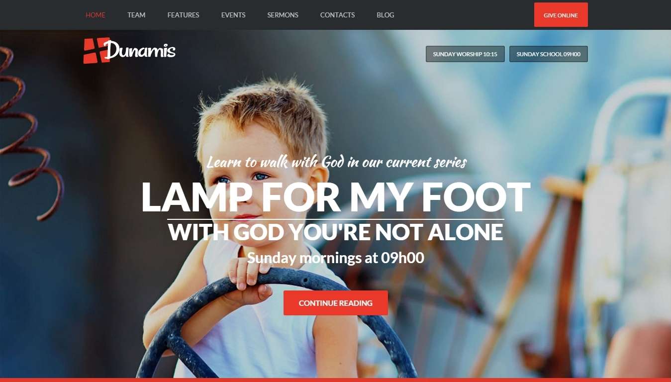 Христианский сайт на WordPress