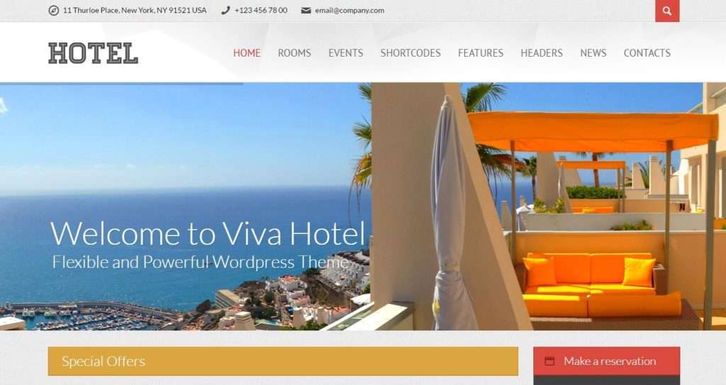 WordPress туризм - первоклассный сайт с премиум дизайном 7