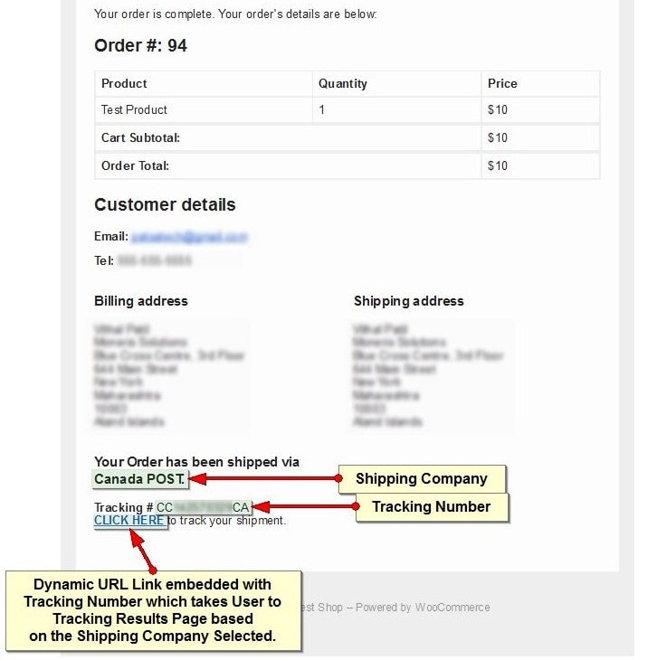 WooCommerce отслеживание посылки – Простые покупки в вашем магазине 4