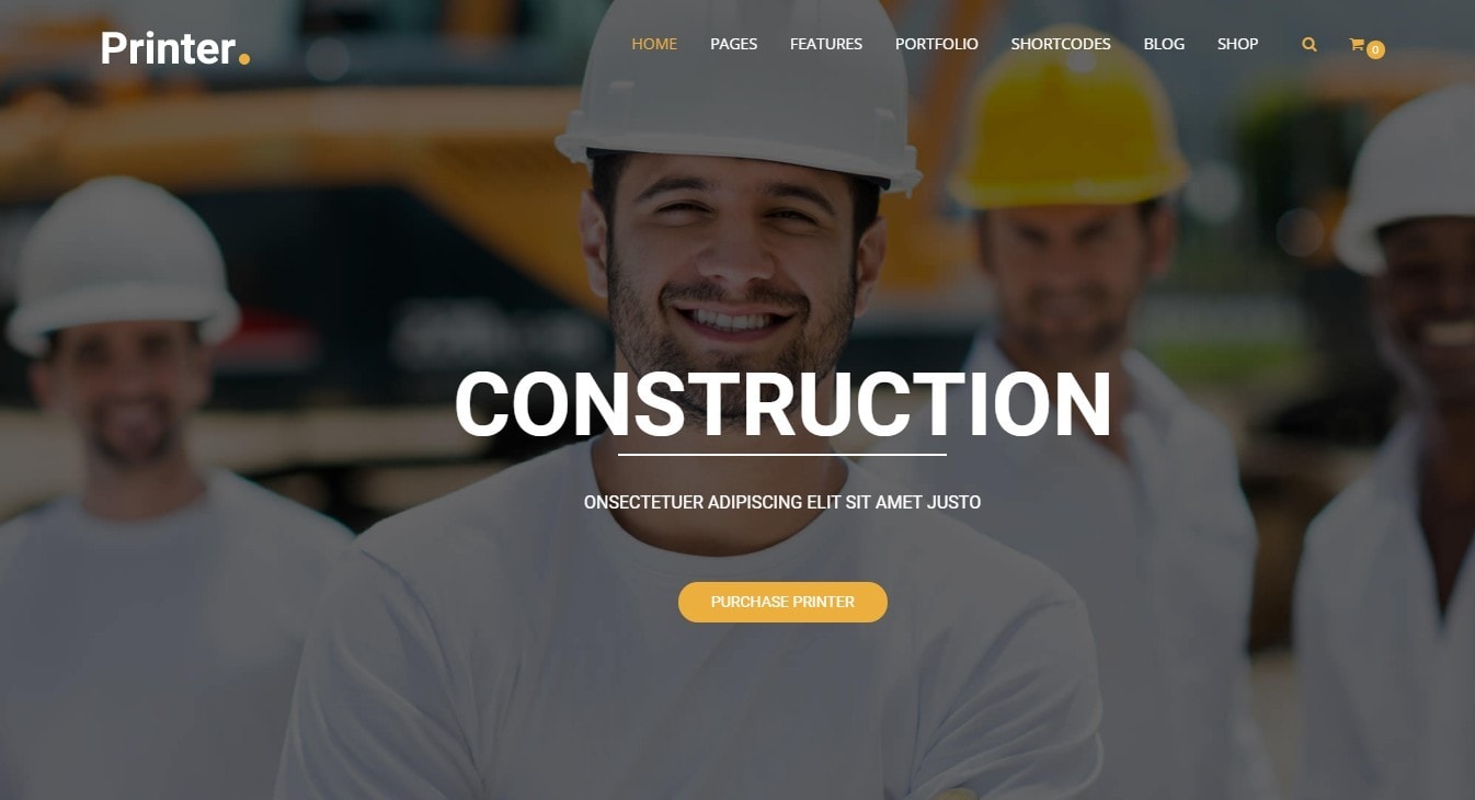 Шаблоны Joomla строительная компания с блогом и магазином
