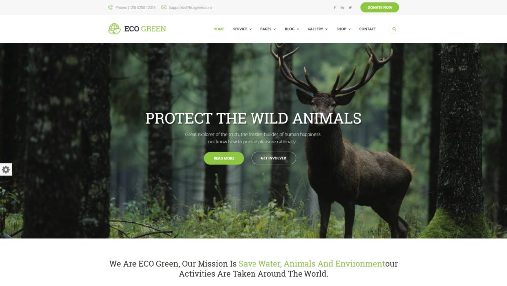 сайт экологической организации на WordPress с функцией сбора средств 07