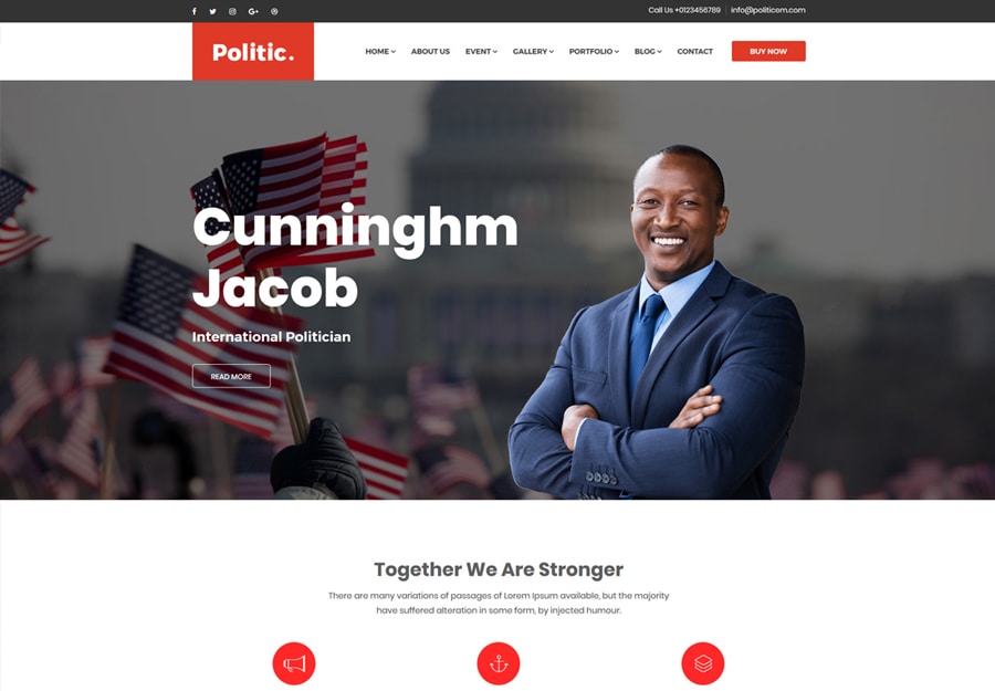 Politic – Political WordPress Theme
